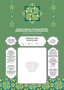 Ramazan İmsakiyesi Şablonu