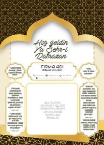 Ramazan İmsakiyesi Şablonu