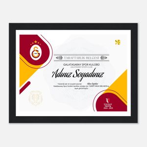 Galatasaray Taraftar Sertifikası
