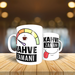 Kahve Zamanı Seramik Kupa