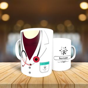 Doktor Temalı Seramik Kupa