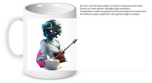 DND Wizard Temalı Tasarım Kupa Bardak
