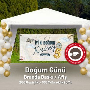 Doğum Günü Branda Afiş