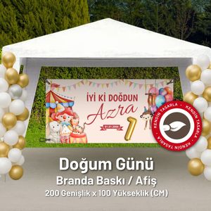 Doğum Günü Branda Afiş