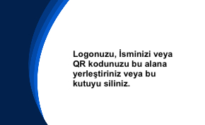 Modern Mavi Kartvizit