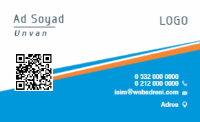 Modern kartvizit şablonu