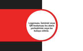 Resmi Kırmızı-Siyah Kartvizit