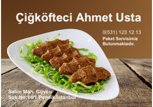 Çiğköfteci Mıknatıslı Kartvizit