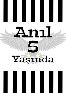 TAKIM KONSEPTLİ DOĞUM GÜNÜ AFİŞİ