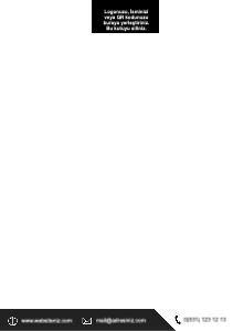 Siyah Modern Antetli Kağıt