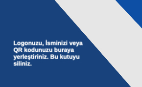 Mavi kurumsal Resmi Kartvizit 0074