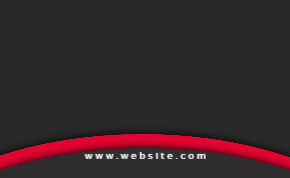 Dinamik kırmızı ve profesyonel siyahın buluştuğu, modern hatlara sahip kurumsal kartvizit tasarımı