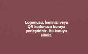 Kiremit Rengi Modern Kartvizit