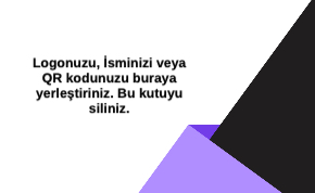 Siyah Çift Yönlü Kartvizit 0007