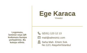 Renkli Kurumsal Çift Yönlü Kartvizit 0004