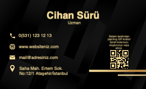 Lüx Premium Kartvizit 0016