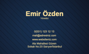 lüx Premium Kartvizit 0017