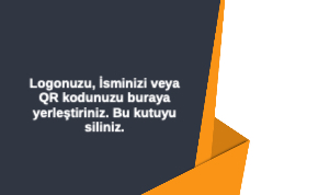 Turuncu Resmi Çift Yönlü Kartvizit 009