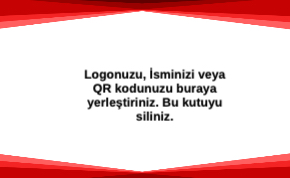 Kırmızı Kurumsal Çift Yönlü Kartvizit 0040