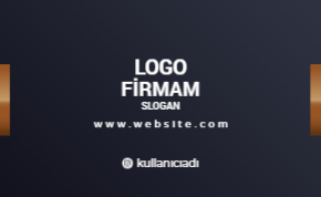 Elegan Modern Profesyonel Kartvizit Şablonu