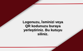 Kırmızı Kurumsal Çift Yönlü Kartvizit 0042