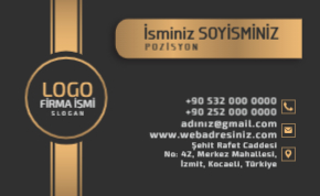 Asil siyah fon üzerinde altın detaylarla lüks ve profesyonel imaj