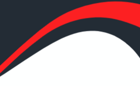 Dinamik kırmızı dalga akışına sahip şık siyah tonlu kurumsal kartvizit tasarımı