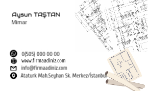 Mimar beyaz zemin üzerine proje çizim