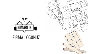 Mimar beyaz zemin üzerine proje çizim