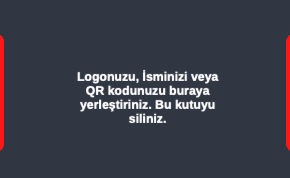 kırmızı Kurumsal Çift Yönlü Kartvizit 0046