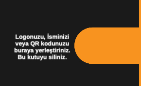 Siyah Sarı Çift Yönlü Kartvizit 0001