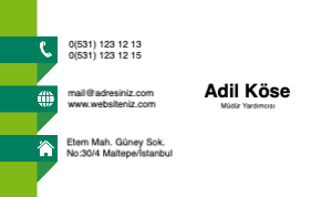 Yenil Modern Kartvizit 0011