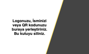 Sarı Gri Modern Kartvizit 0001