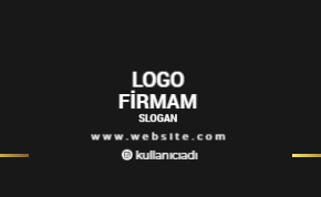 Lüks ve Profesyonel Kartvizit Şablonu