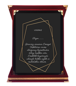 Plaket Tasarımı Kişiselleştirilebilir