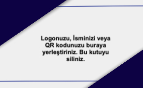 Mavi kurumsal Resmi Kartvizit 0095