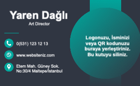 Gri Modern Kartvizit 0002