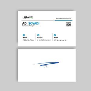 Tek Taraflı Sade Kartvizit