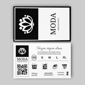 Karton Ürün Etiketi