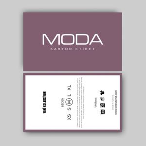 Karton Etiket