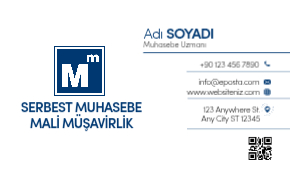 Serbest Muhasebe Mali Müşavir Kartvizit