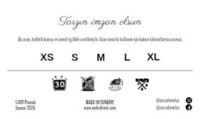 Karton Ürün Etiketi