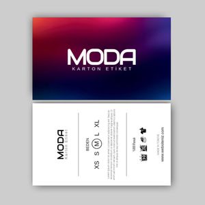 Karton Etiket