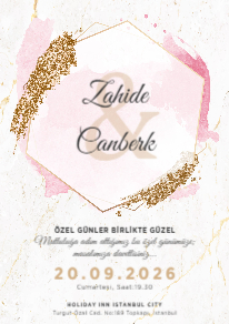 elegant konsept davetiye |1