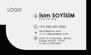 Minimal Sportif Kartvizit Şablonu