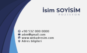 Modern Kartvizit şablonu