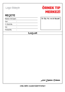 Dr. Reçete