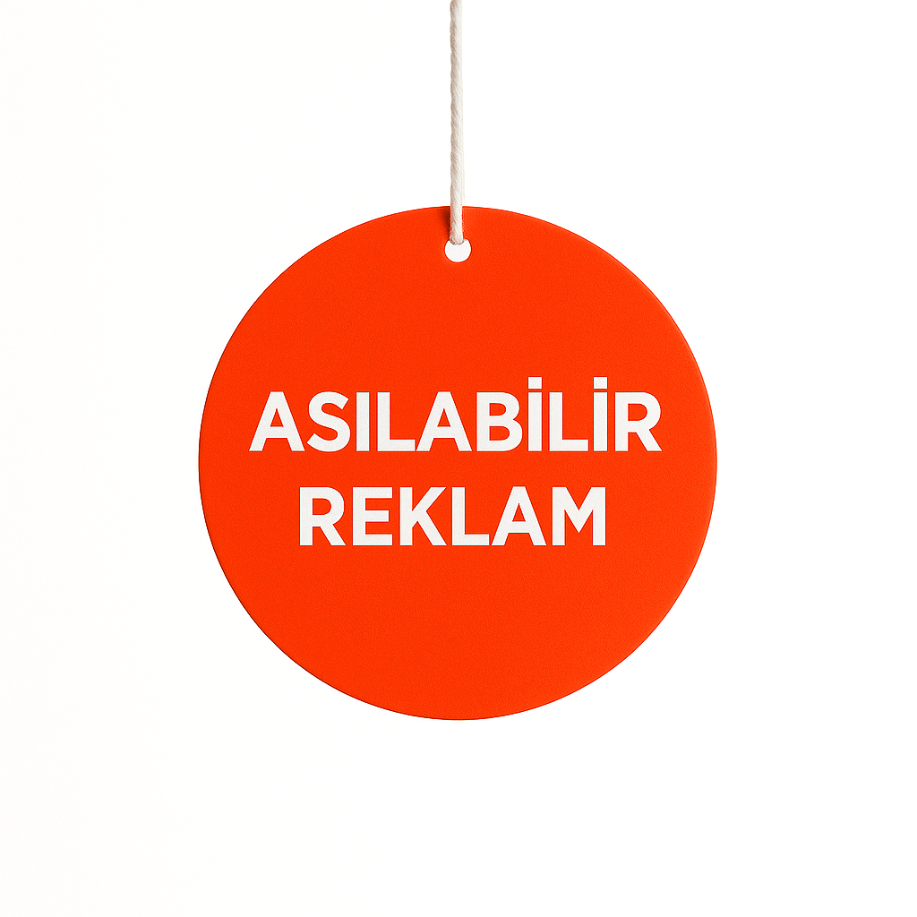 Asılabilir Reklam Dön Kart I Baskimo.com